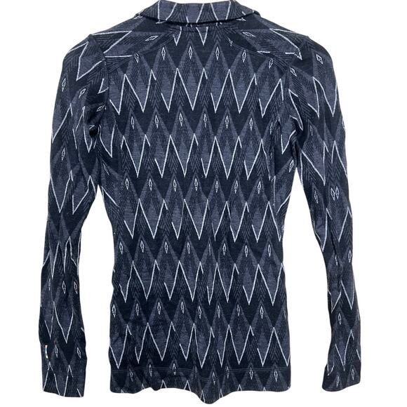 Smartwool XS Women’s Long Sleeve Merino Wool Pattern Base Layer - Picture 2 of 6